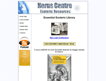 Tablet Screenshot of horuscentre.org